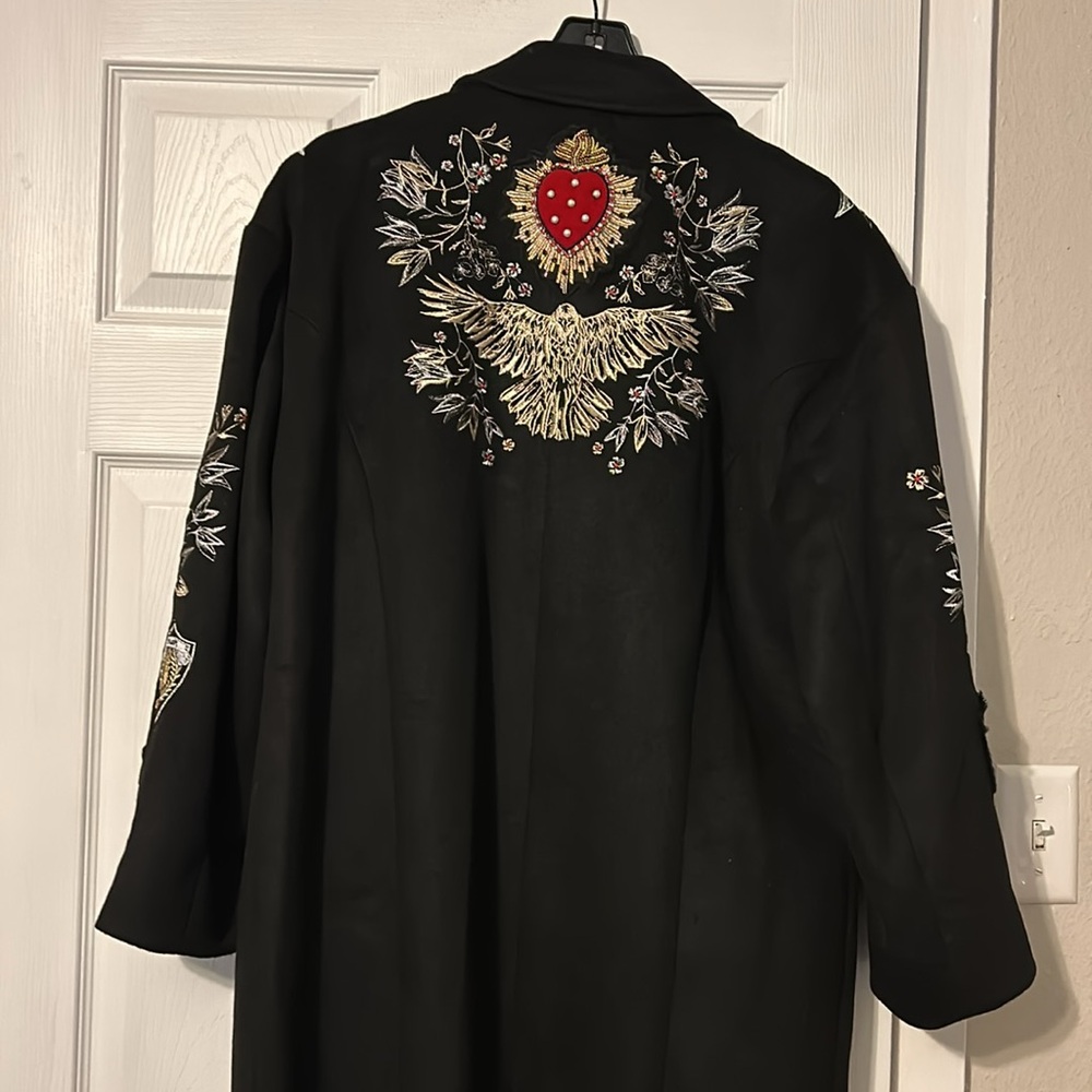 Sale. New cinq a sept embellished coat - Picture 10 of 10